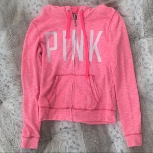 Victoria’s Secret Pink zip up sweater